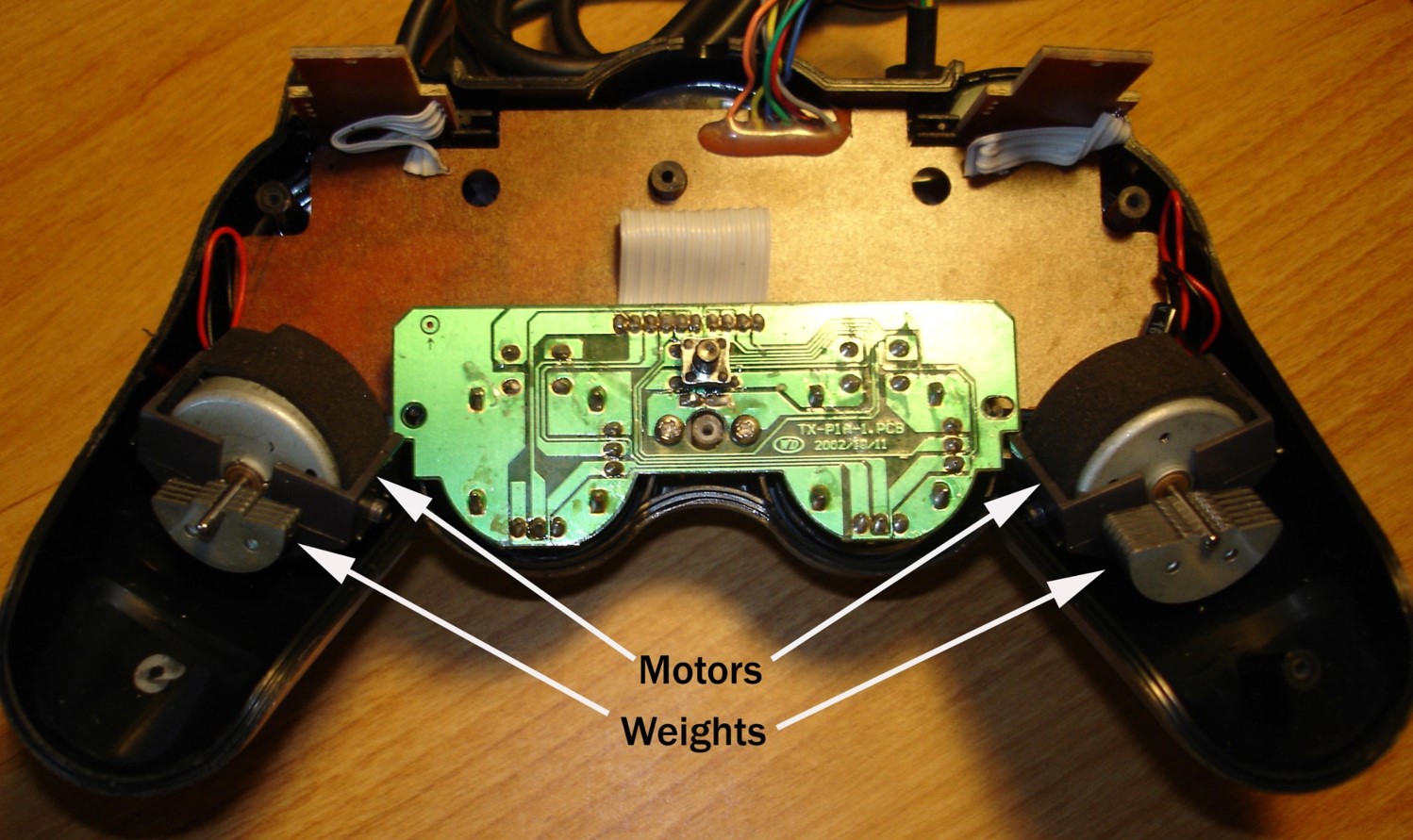 Modded Ps2 Gamessony Ps2 Wired Gamepad With Dual Vibration - Clear  Controller For Ps2 Games